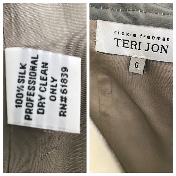 Ricki Freeman for Teri Jon Silk Gown - Picture 7 of 8